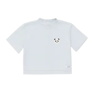 Boys Pale Bue Panda T-Shirt