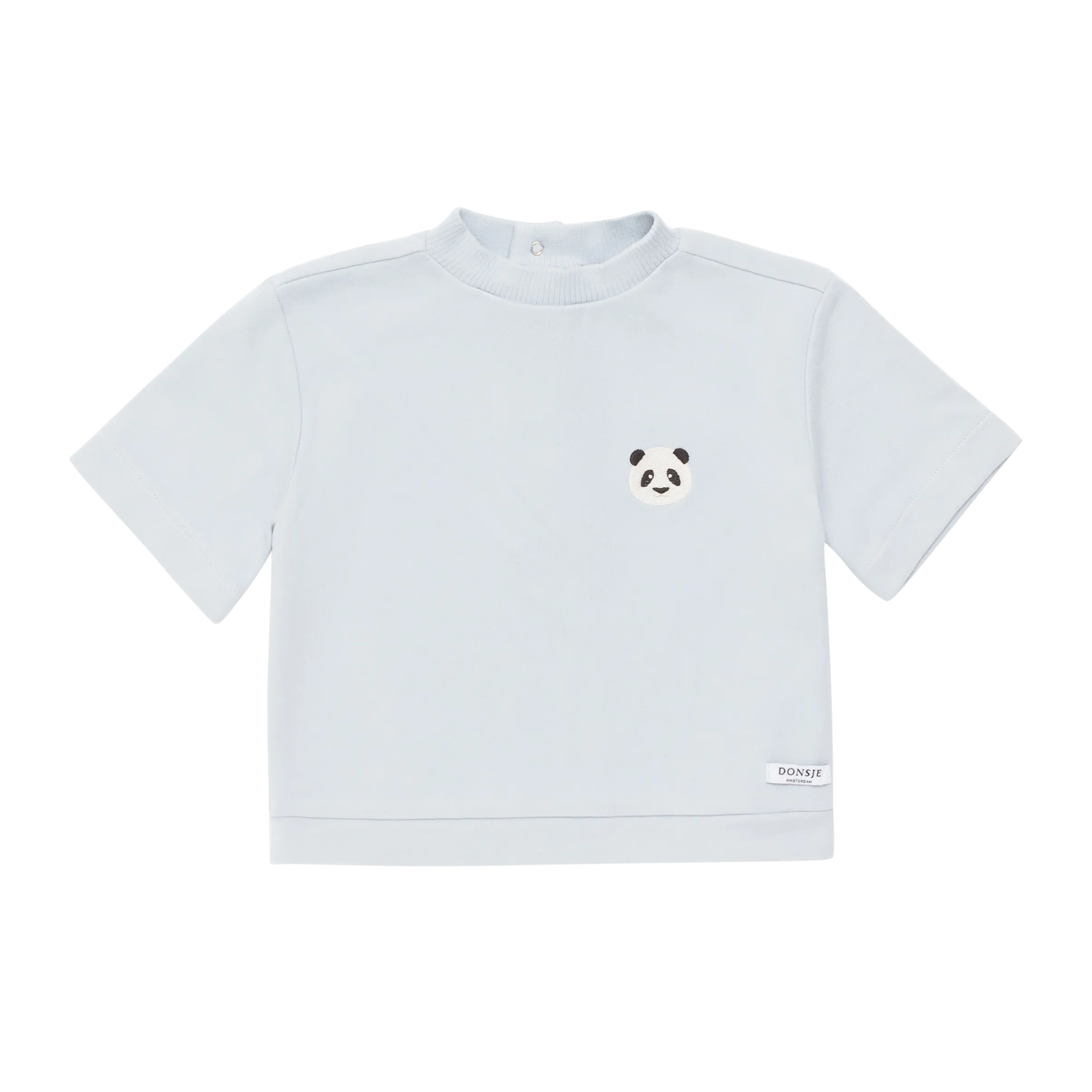 Boys Pale Bue Panda T-Shirt