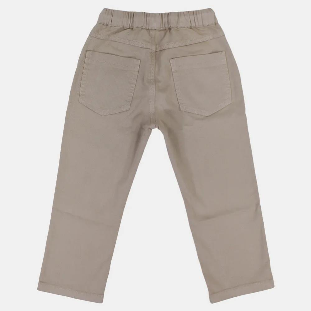 Boys Plain Gabardine Pants
