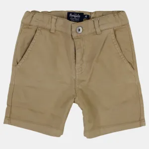 Boys Plain Gabardine Shorts