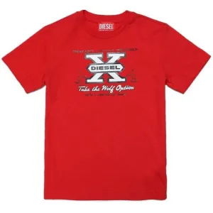Boys Red Diesel X T-Shirt