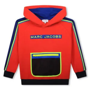 Boys Red Hooded Sweatshirt