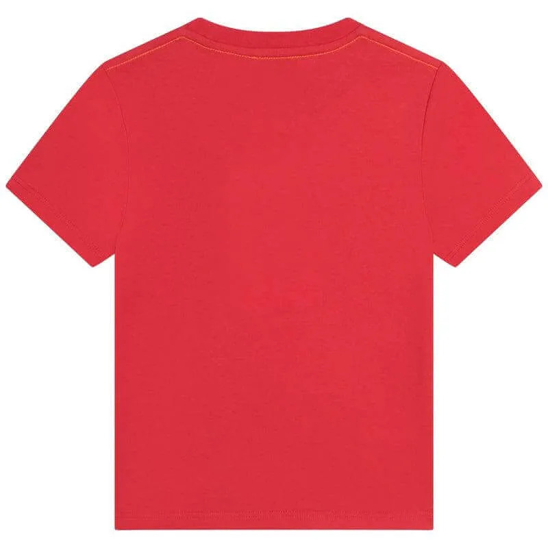 Boys Red Logo  T-shirt