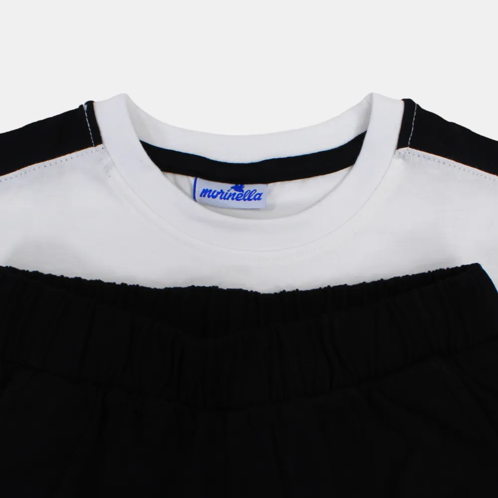 Boys Short-Sleeved Cotton Pajama Set- Surfing Print