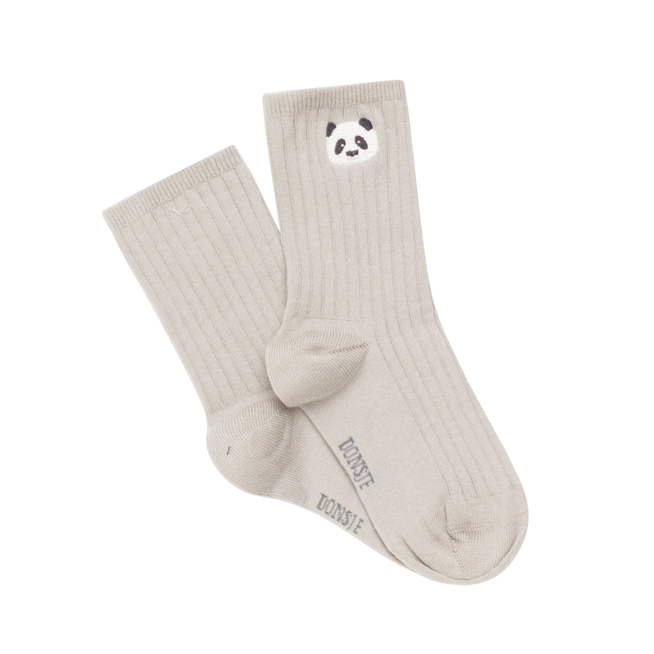 Boys Silver Panda Socks