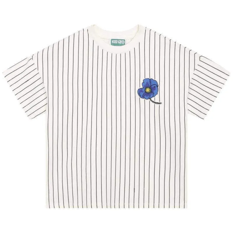 Boys Stripe Flower T-Shirt