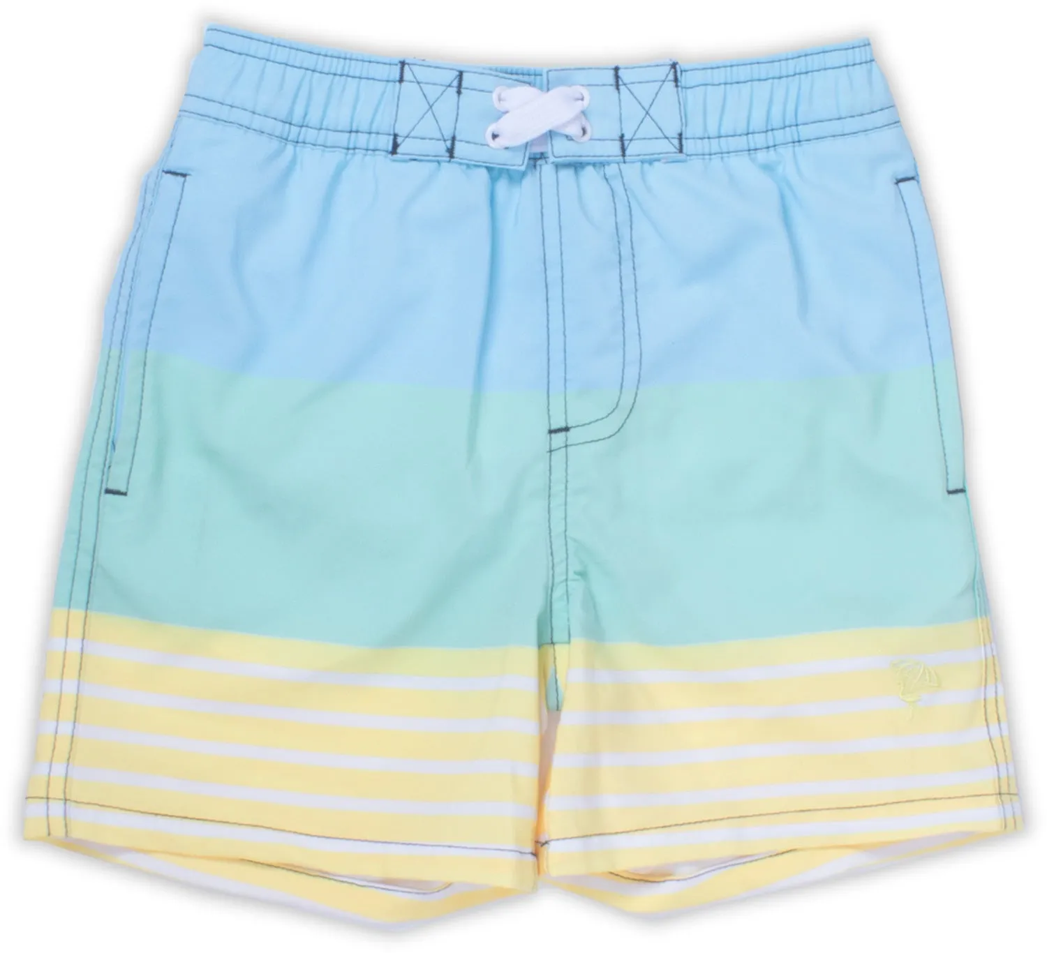 Boys trunks - stripe colorblock
