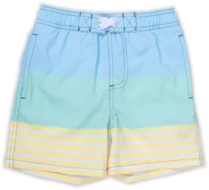 Boys trunks - stripe colorblock