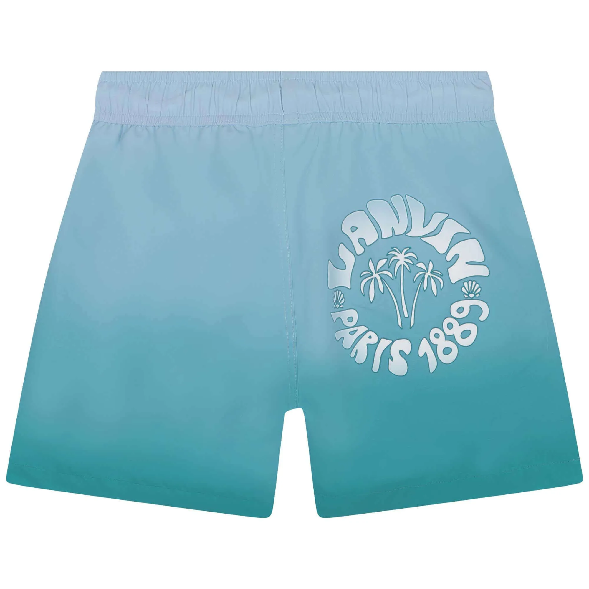 Boys Turquoise Waves Swim Shorts