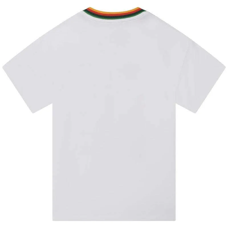 Boys White Bamboo Tiger T-Shirt