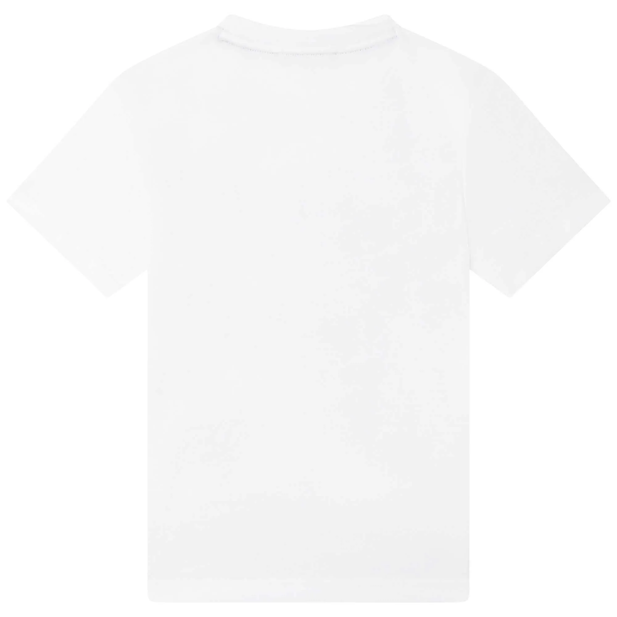 Boys White Cotton T-shirt