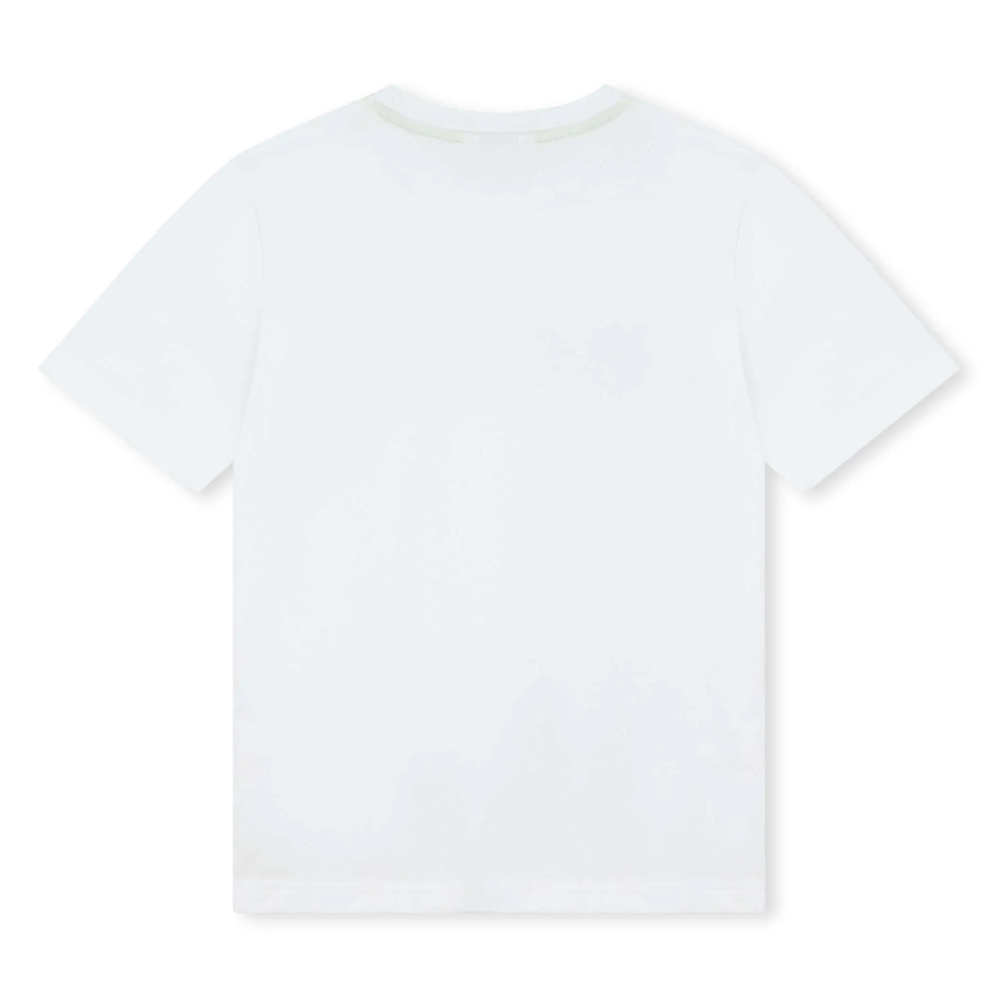Boys White Logo Short Sleeve T-Shirt