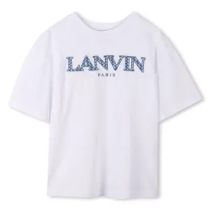 Boys White Logo T-Shirt