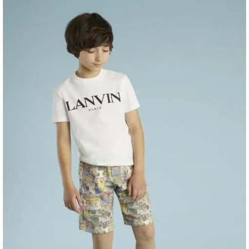 Boys White Logo T-shirt