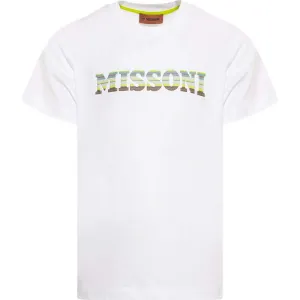 Boys White Logo T-Shirt