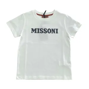 Boys White Logo T-Shirt