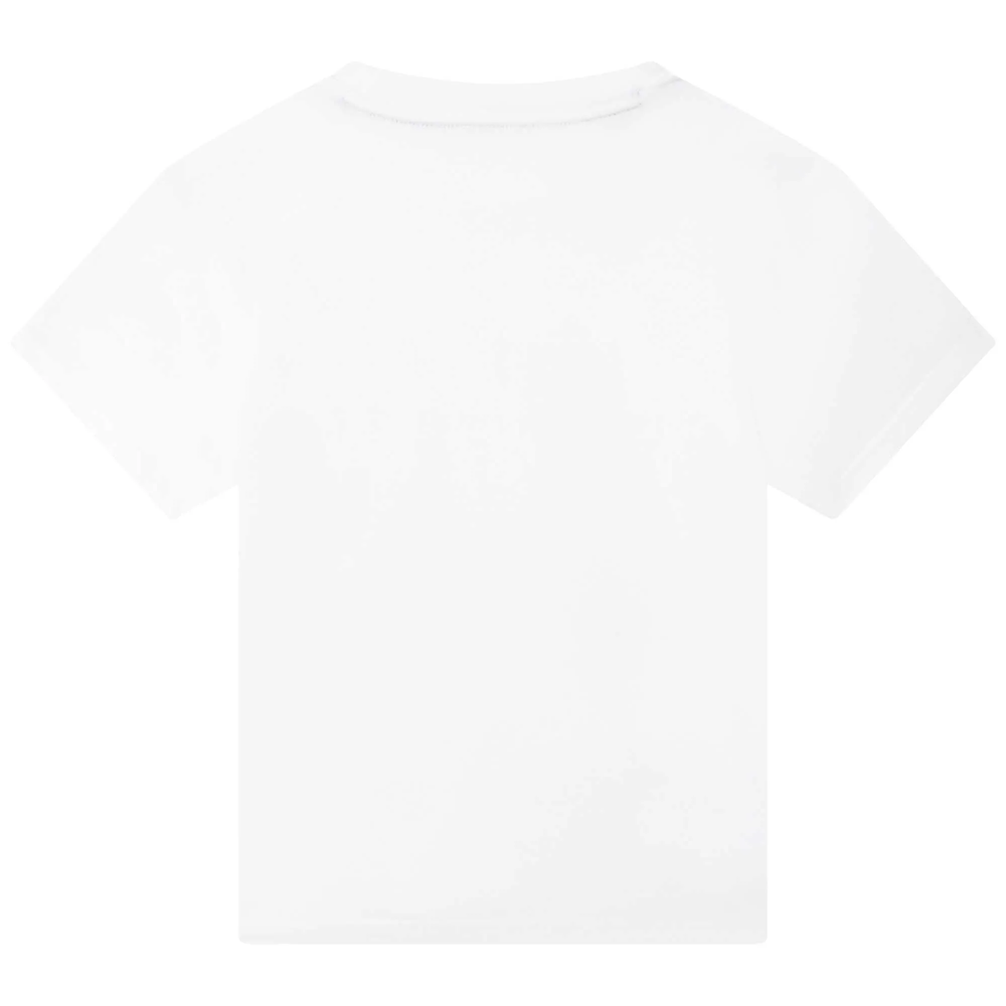 Boys White Logo Tab T-shirt