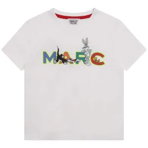 Boys White Looney Tunes T-shirt