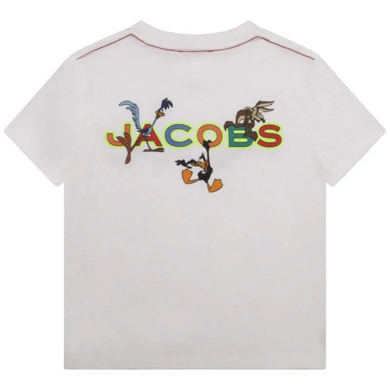 Boys White Looney Tunes T-shirt