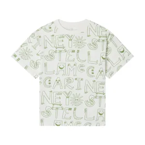 Boys White Monster T-Shirt