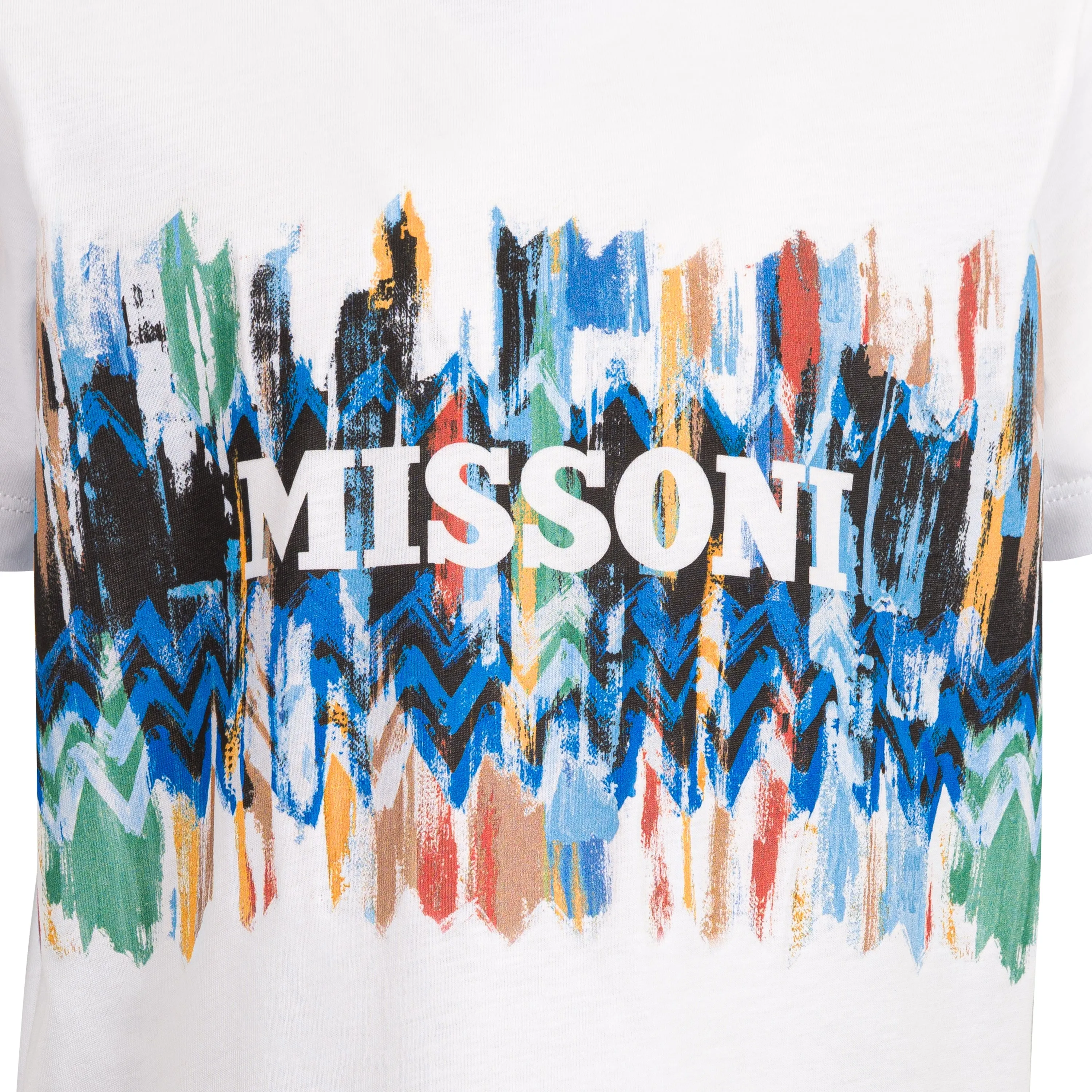 Boys White Paint T-Shirt