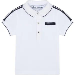 Boys White Polo Shirt