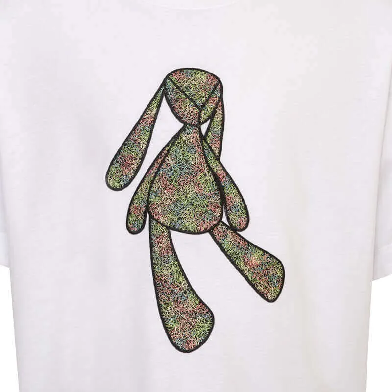 Boys White Rabbit Graphic T-Shirt