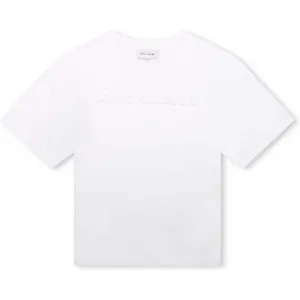 Boys White Short Sleeve T-Shirt