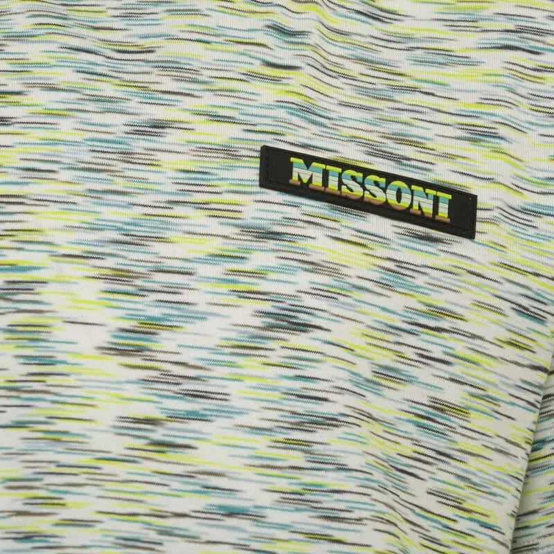 Boys Yellow & Green Patterned T-Shirt