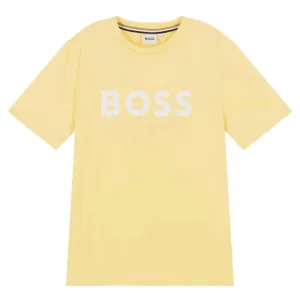 Boys Yellow Logo T-Shirt