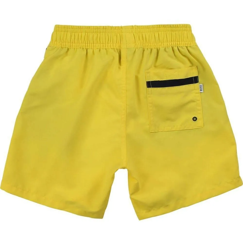 Boys Yellow Swimming Shorts