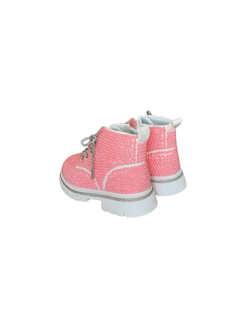 Bubble Gum Shimmer Boots by Lola   The Boys