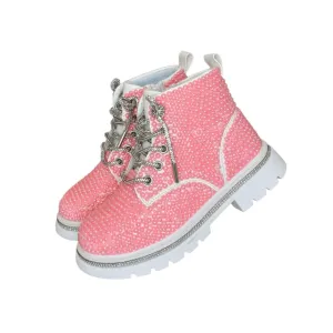 Bubble Gum Shimmer Boots by Lola   The Boys