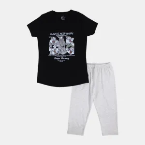 Bugs Bunny Girls' Cotton Pajama Set