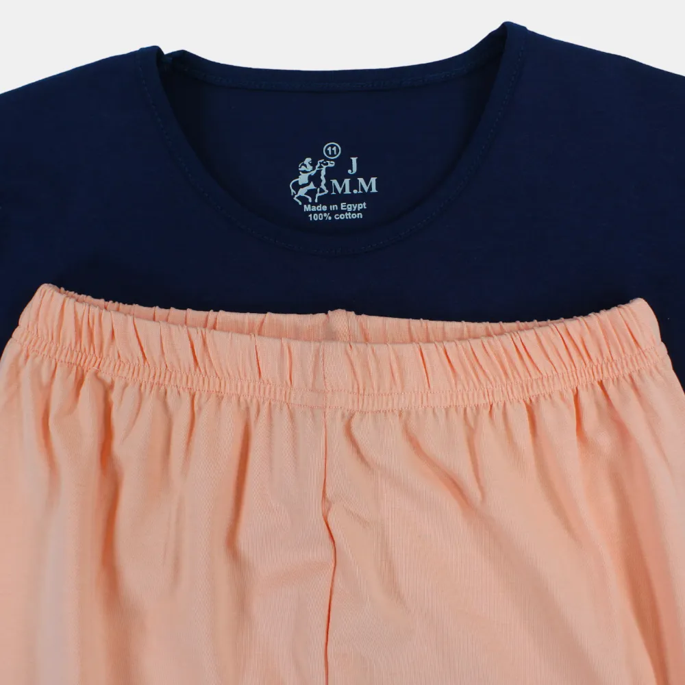 Bugs Bunny Girls' Cotton Pajama Set