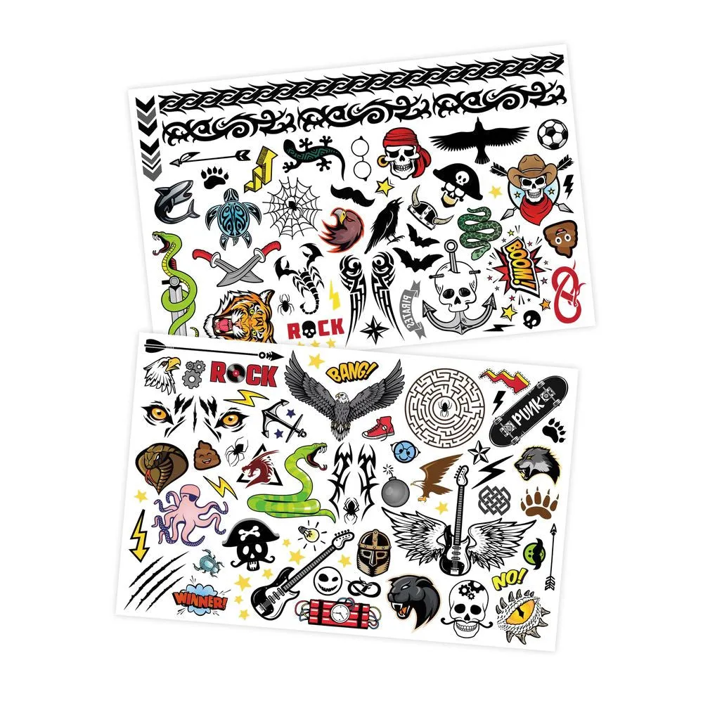 Buki France 75 Wash-Off Tattoos - Rock