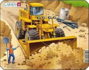 Bulldozer Puzzle 7pce