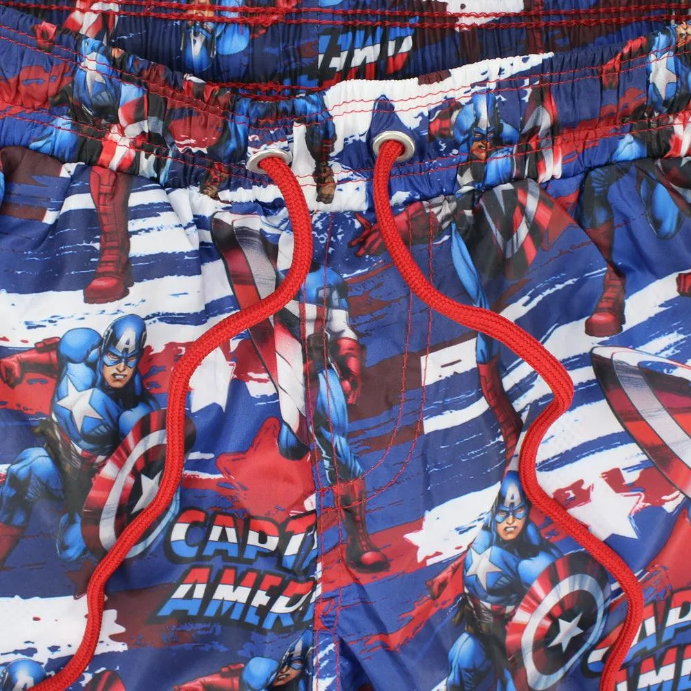 Captain America Swim Suit