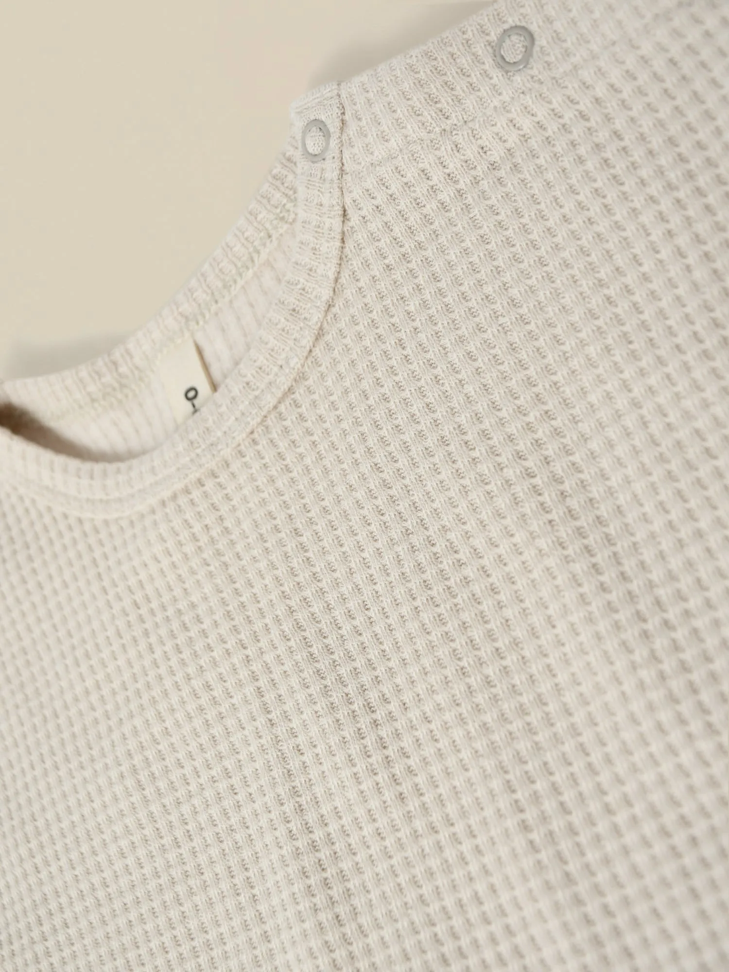 Ceramic White Waffle Boxy T-shirt