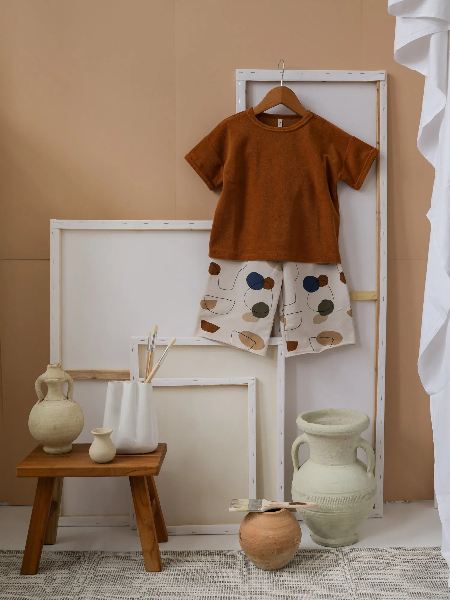 Ceramics Wide Leg Pants