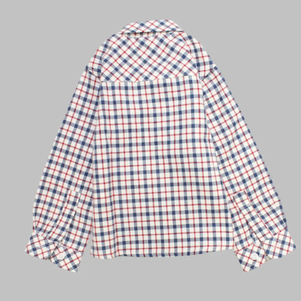 Checkered Long-Sleeved Shirt