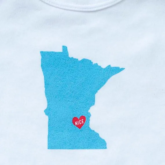 Cotton Bodysuit - Minnesota Nice by Sweetpea   Co