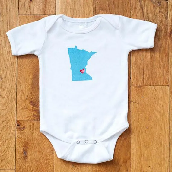Cotton Bodysuit - Minnesota Nice by Sweetpea   Co