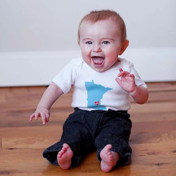 Cotton Bodysuit - Minnesota Nice by Sweetpea   Co