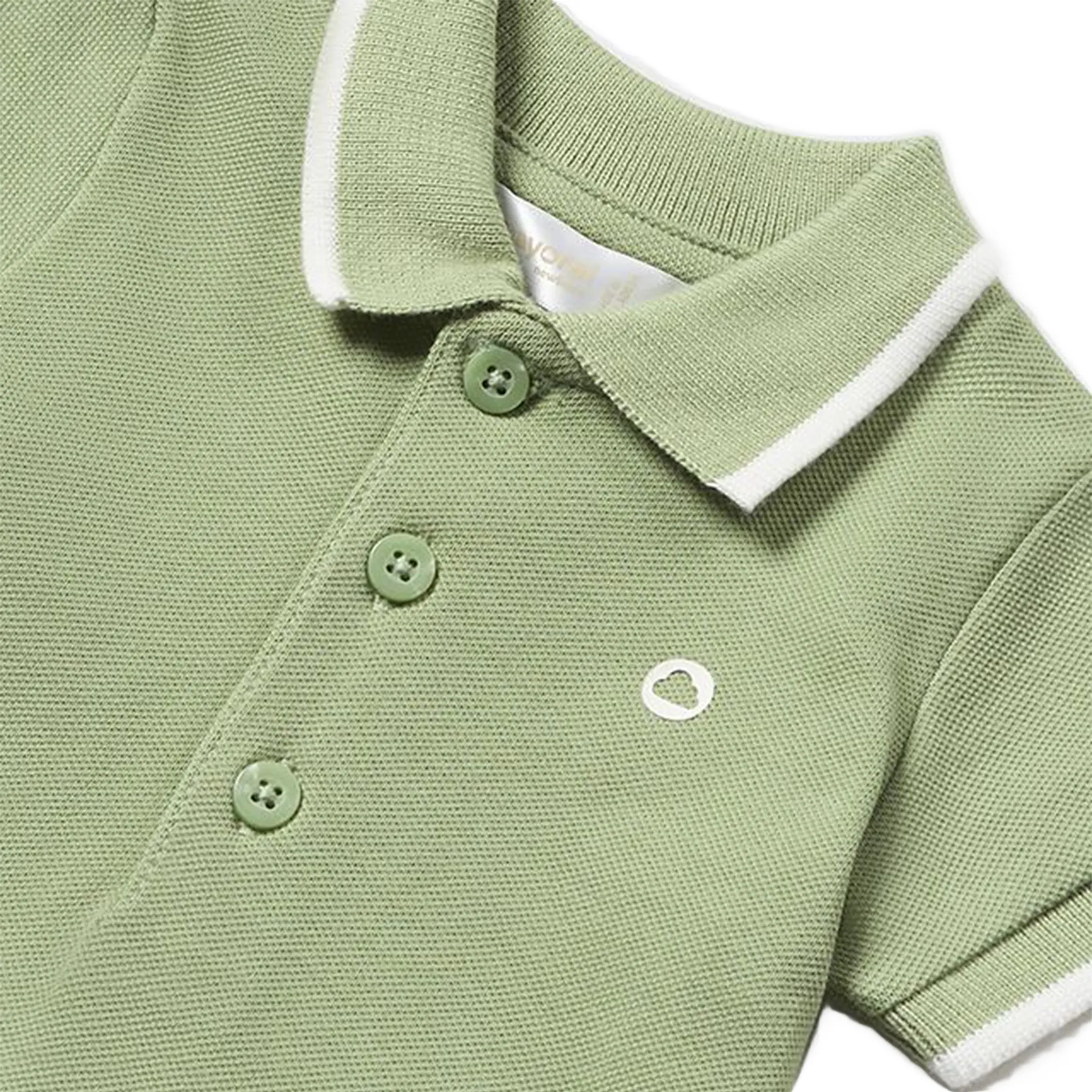 Cotton Newborn Boys Polo