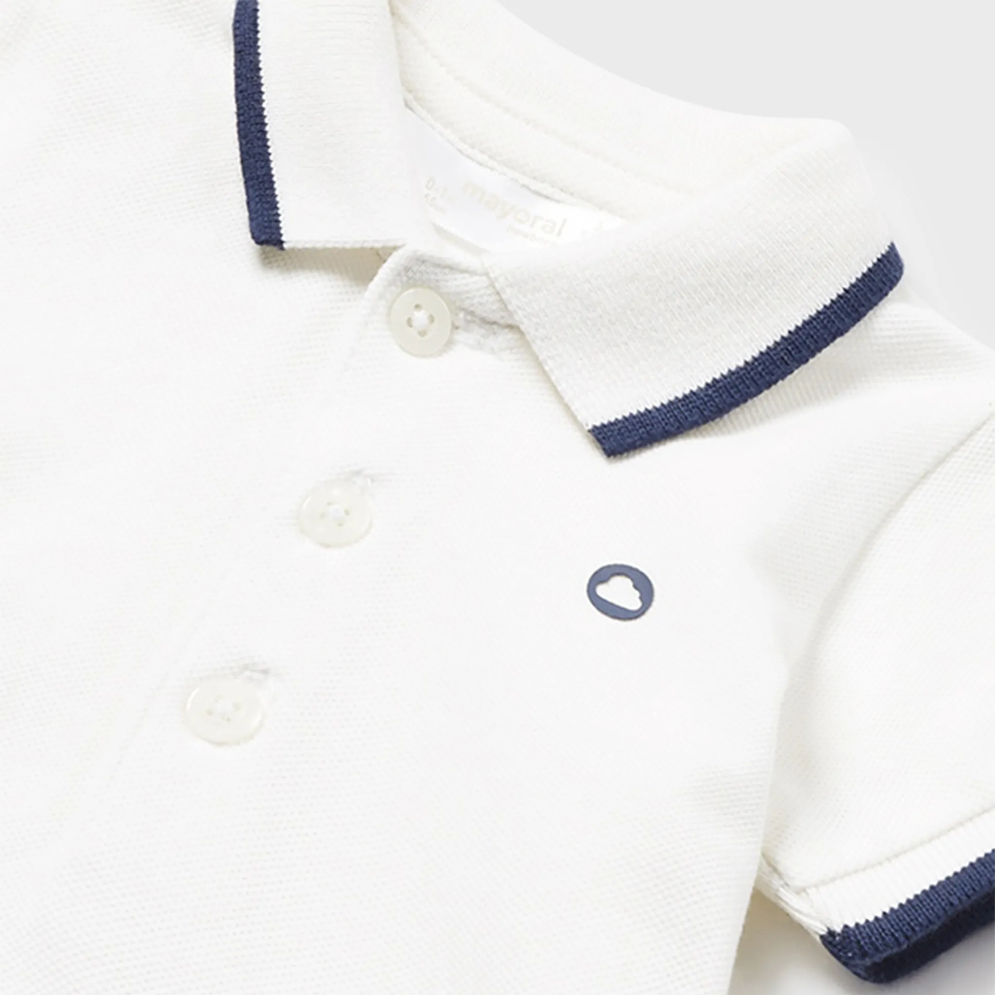 Cotton Newborn Boys Polo