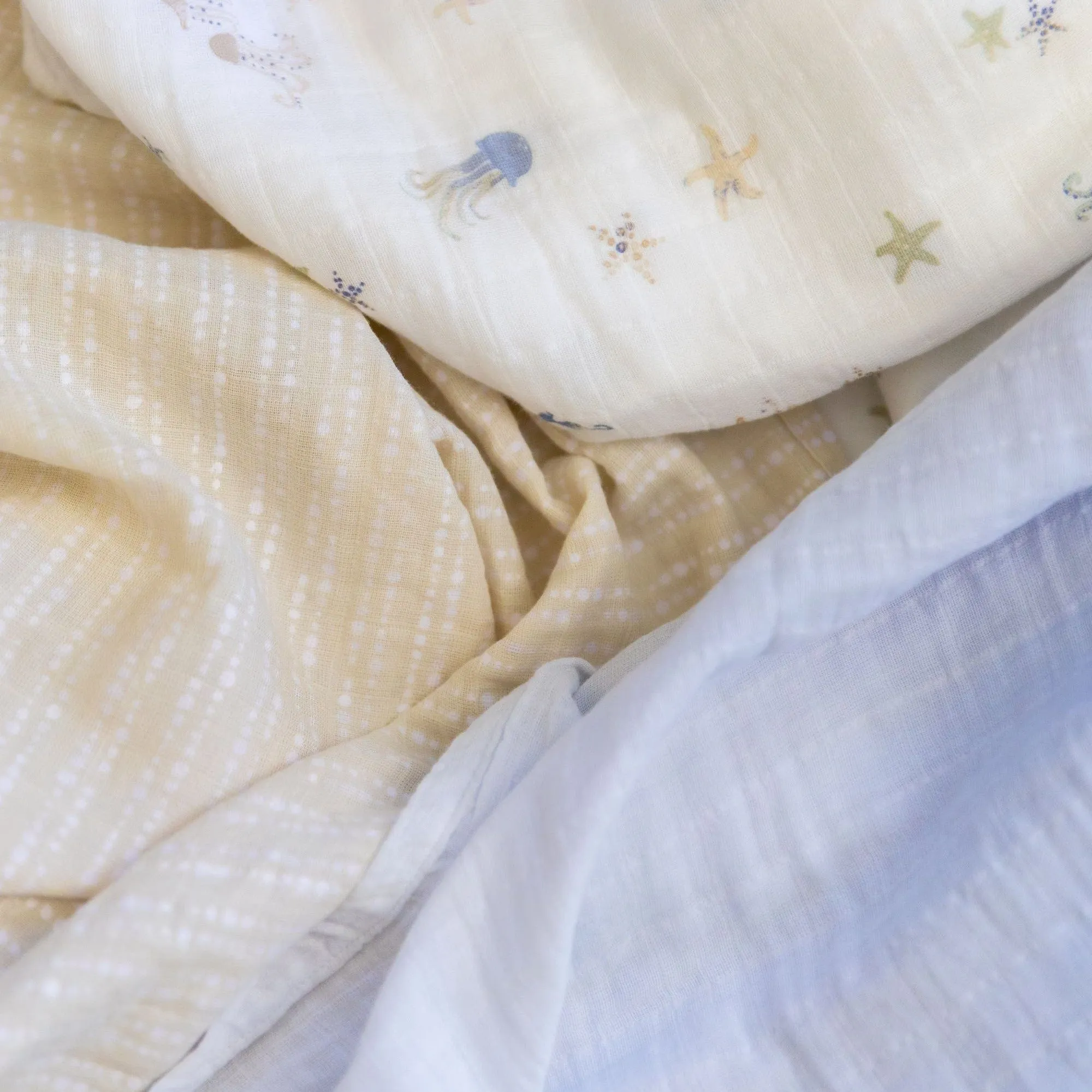 Crane Baby Cove 3-pc. Swaddle Set