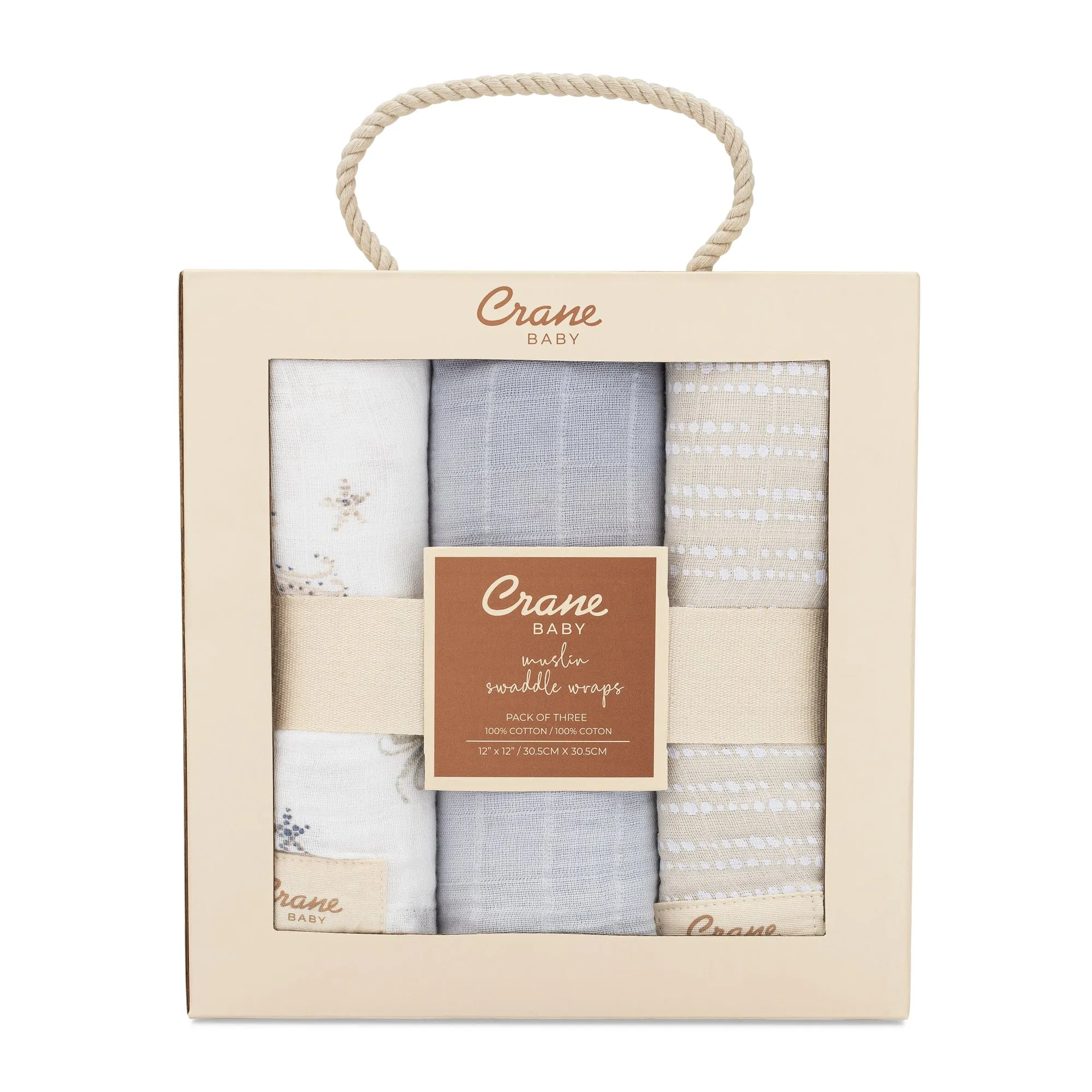 Crane Baby Cove 3-pc. Swaddle Set