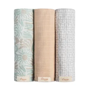 Crane Baby Cove 3-pc. Swaddle Set