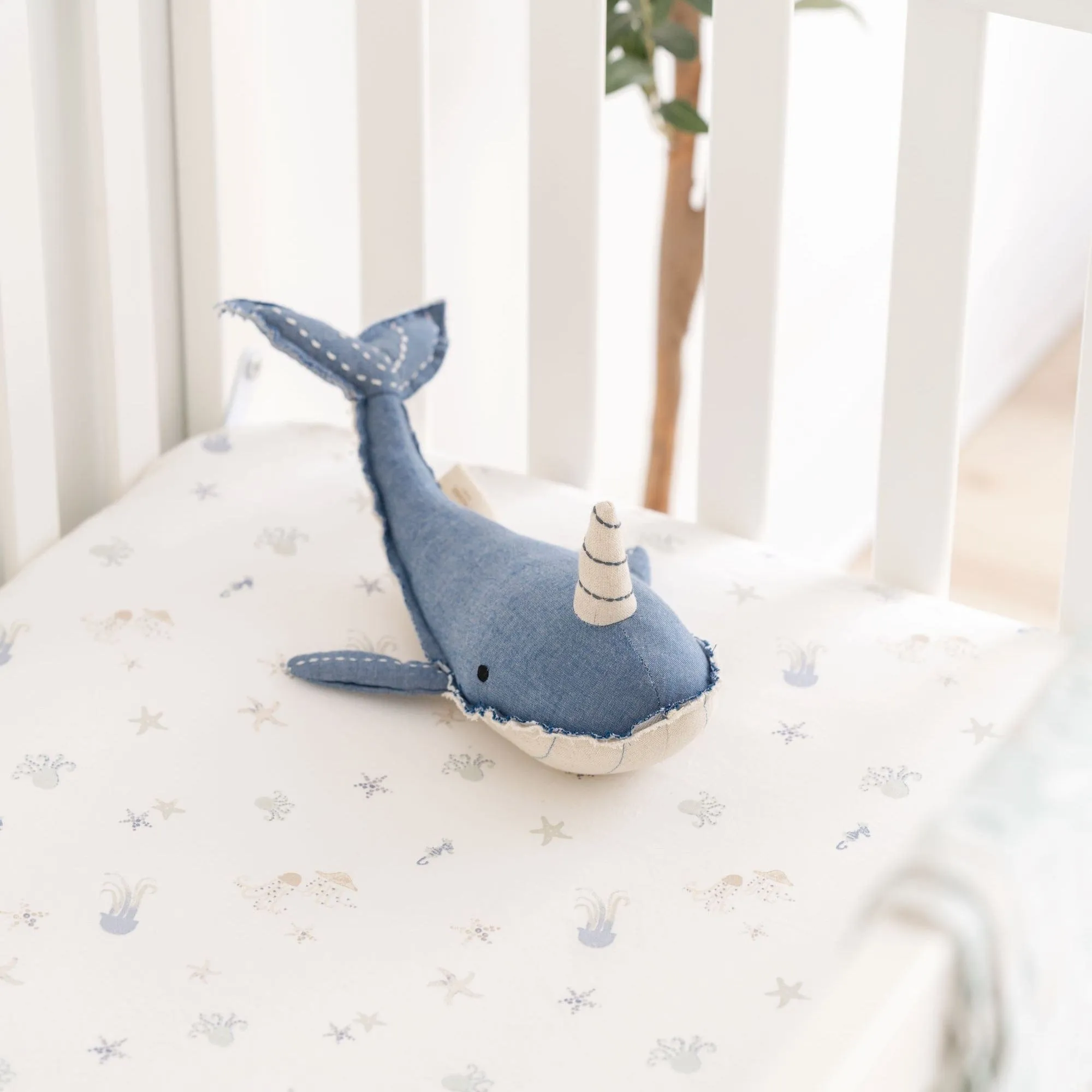 Crane Baby Cove Fitted Crib Sheet